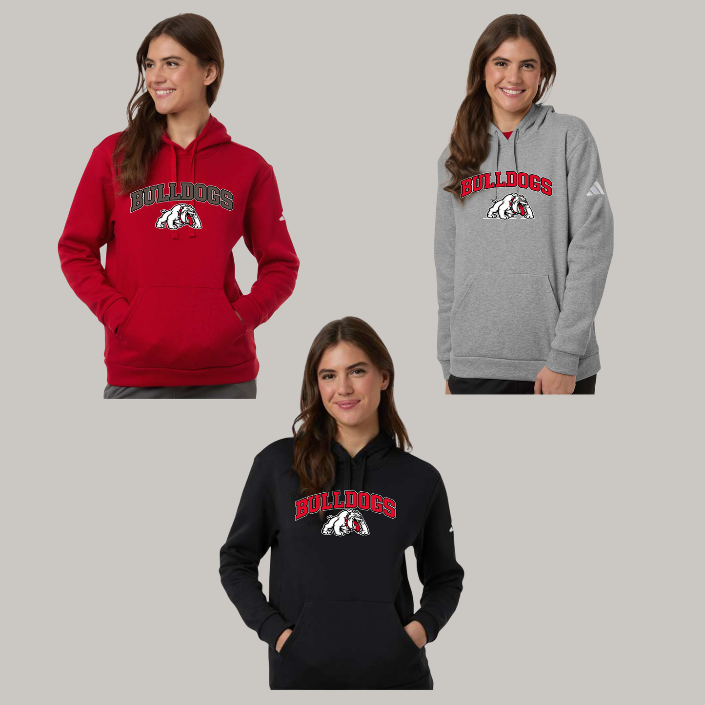 Adidas Women's Fleece Hooded Sweatshirt - AT204