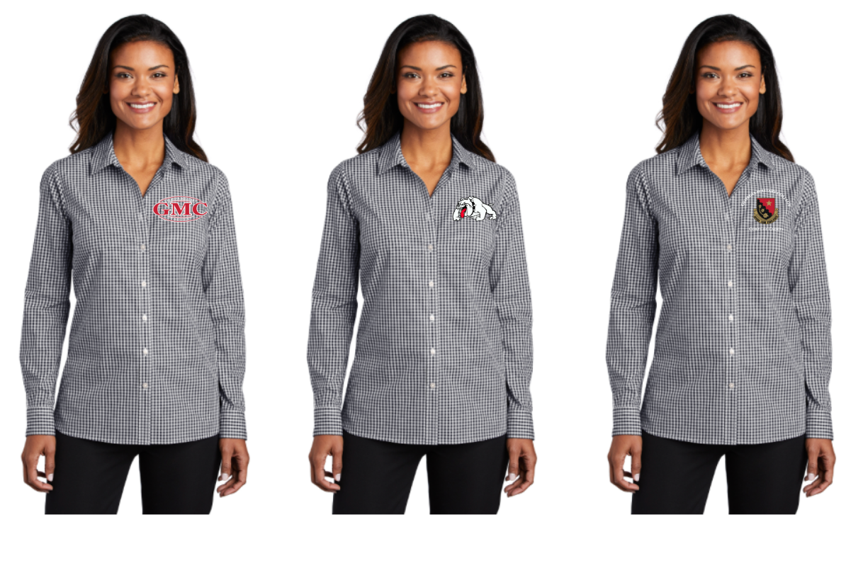 LW644 Port Authority® Women's Broadcloth Gingham Easy Care Shirt