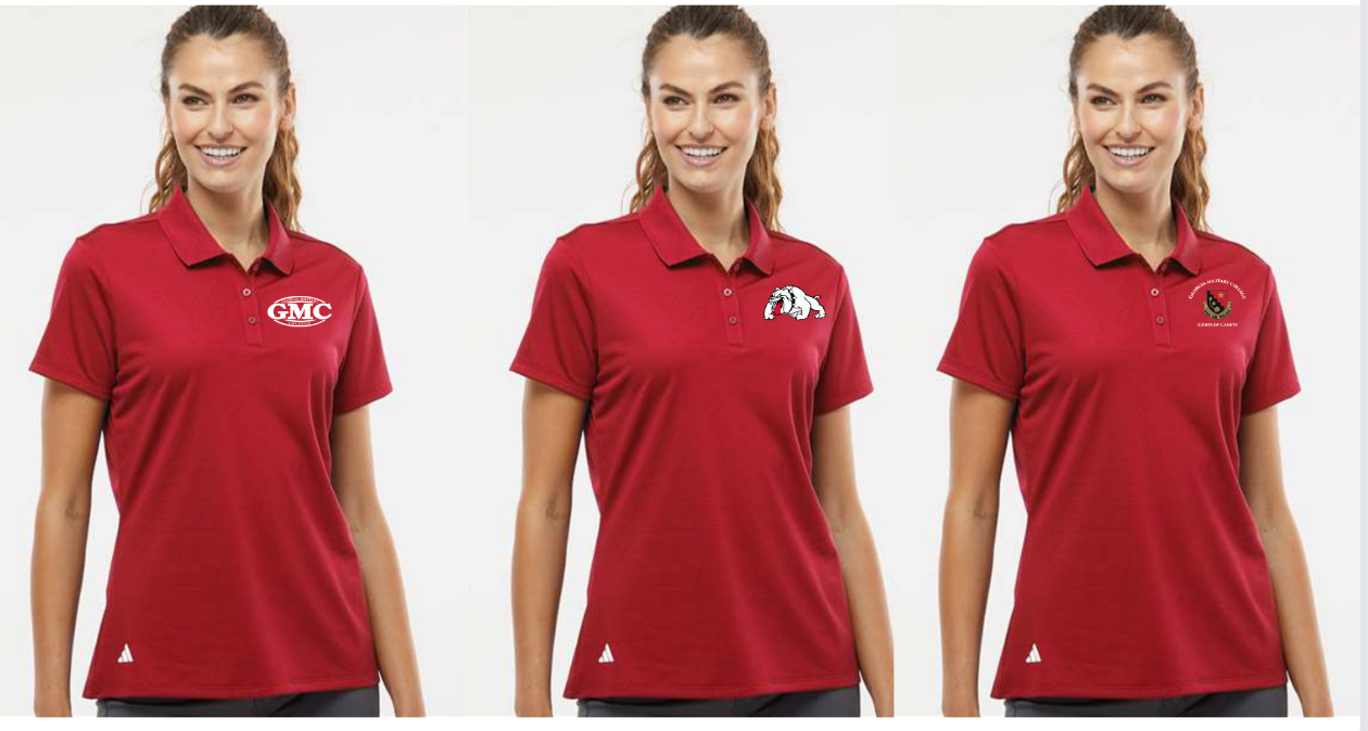 Adidas Women s Basic Sport Polo A431 Gerorgia Military College Apparel Store
