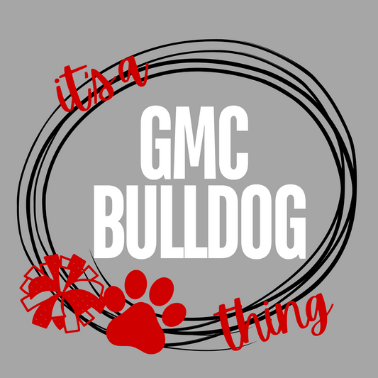 GRAY GMC BULLDOG T-SHIRT