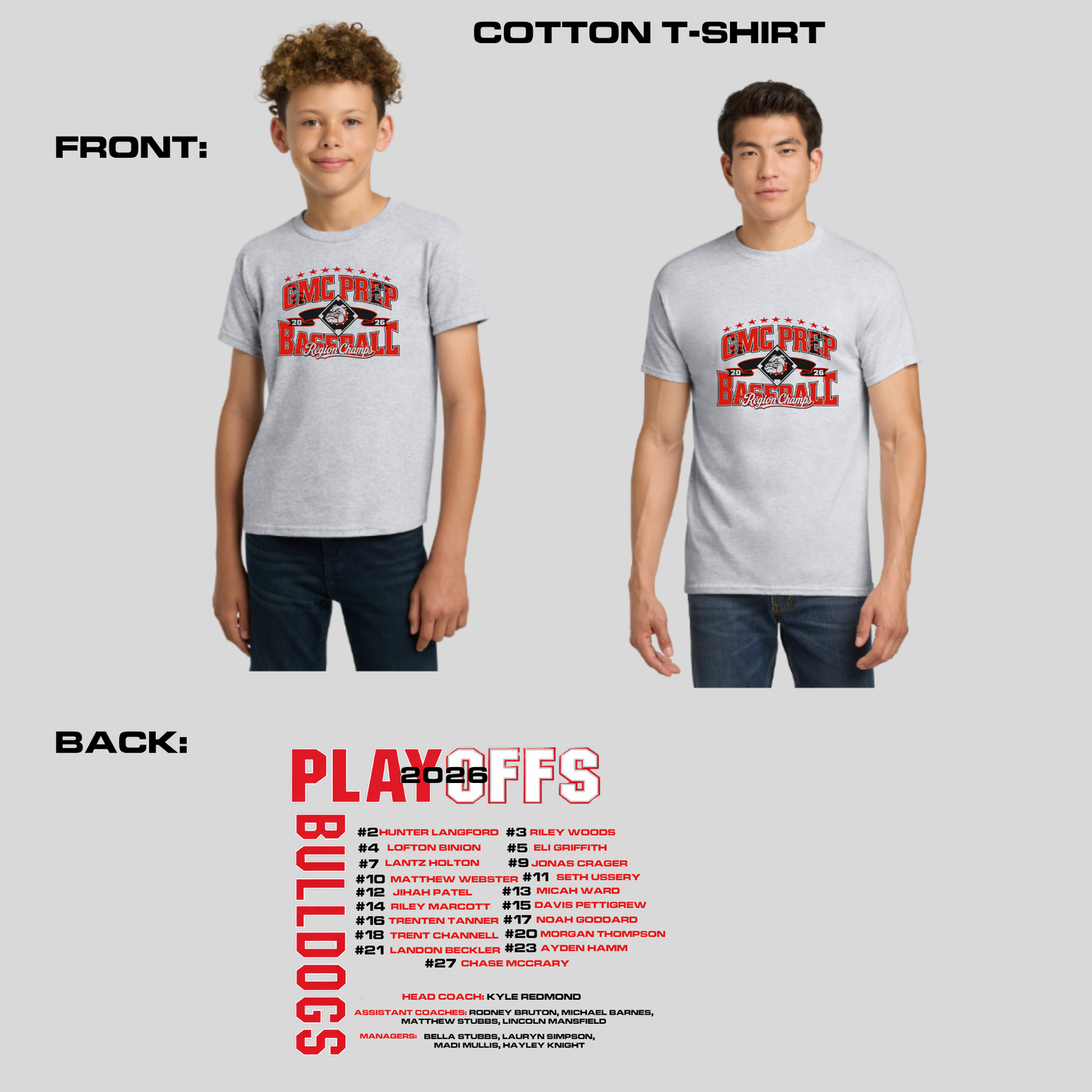 GMC Prep 2026 Region Champ Shirt