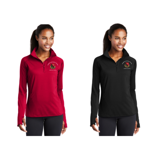 LST850 Sport-Tek® Ladies Sport-Wick® Stretch 1/4-Zip Pullover