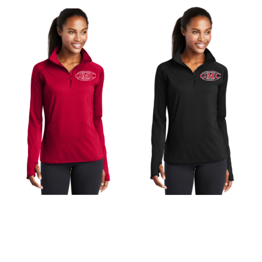LST850 Sport-Tek® Ladies Sport-Wick® Stretch 1/4-Zip Pullover