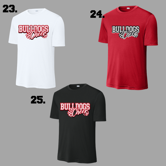 "Bulldogs Cheer" Script-Comfort Colors
